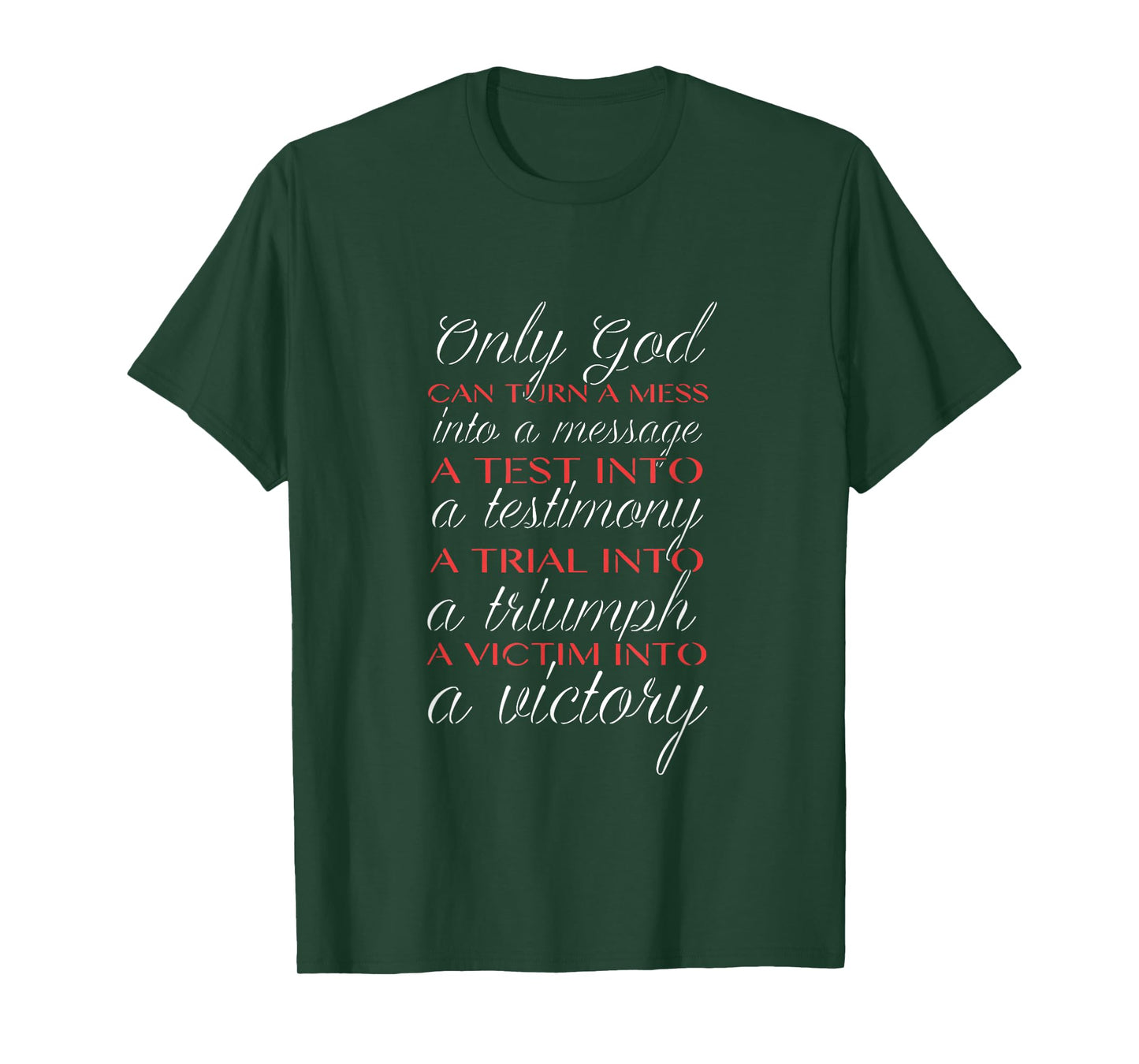 Only God Can Save You Only Jesus Can Redeem You Mat 19 26 T-Shirt