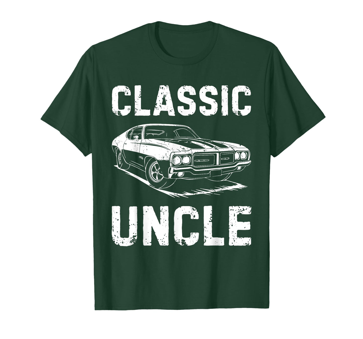 Classic Uncle Shirt Funny Men Old Classic Car Lover T-Shirt
