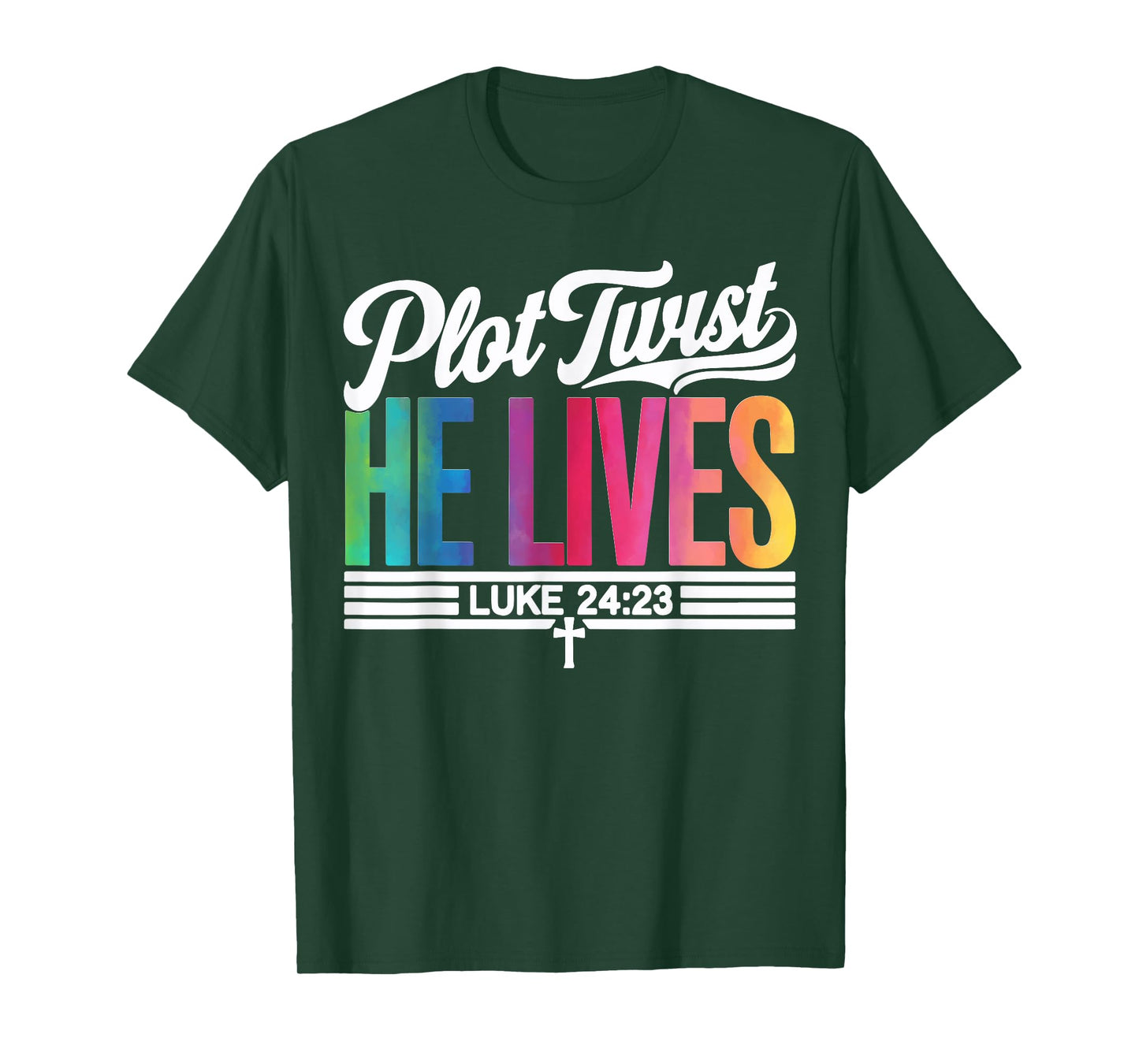 Plot Twist He Lives Christian Funny Easter God Toddler Son T-Shirt