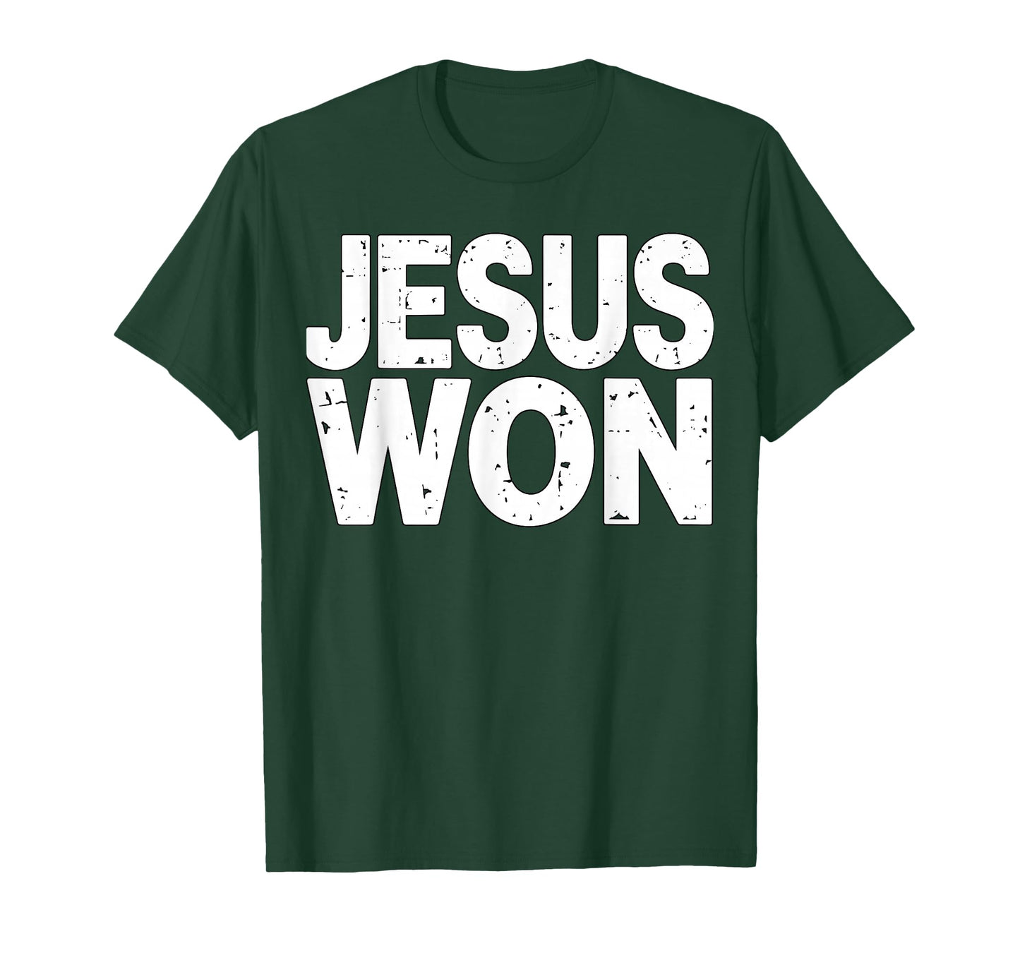 Jesus Won Christian Faith Religious T-Shirt
