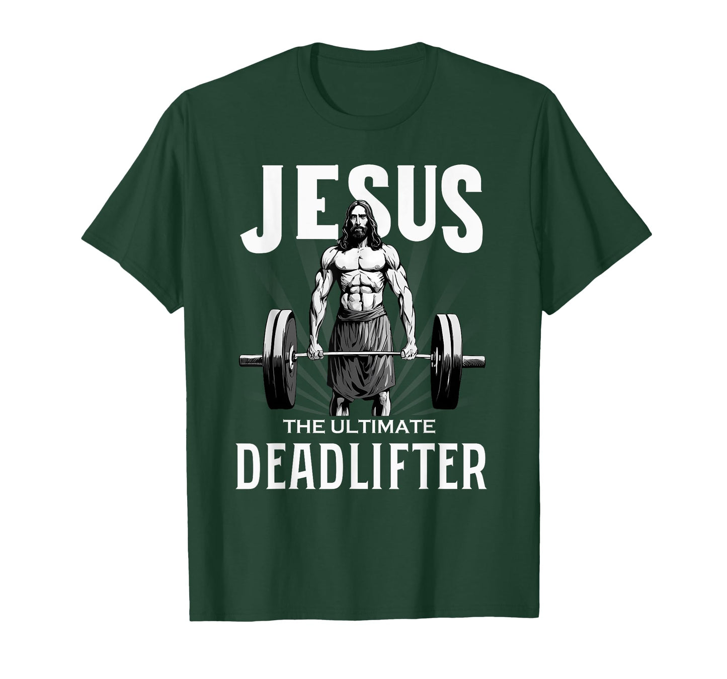 Fitness Funny Vintage Jesus The Ultimate Deadlifter T-Shirt