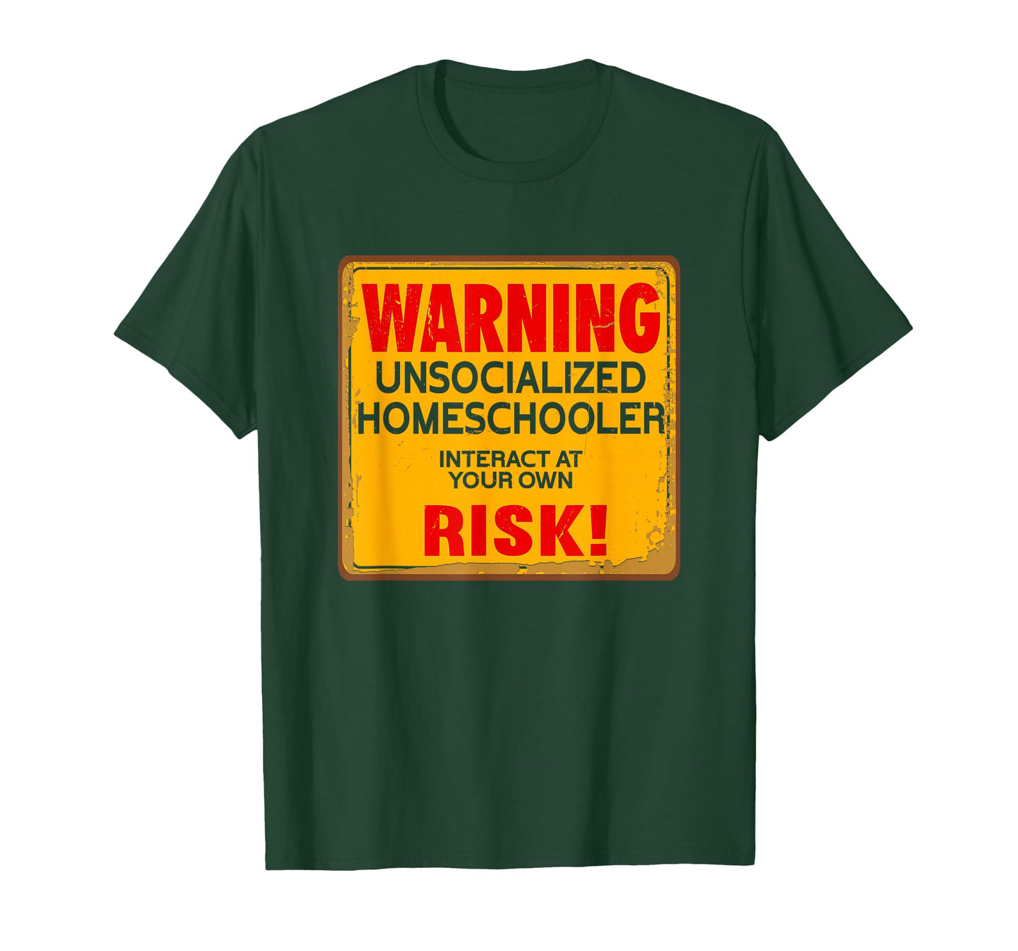 Funny Homeschool Homeschooler Home Lesson Introvert Student T-Shirt