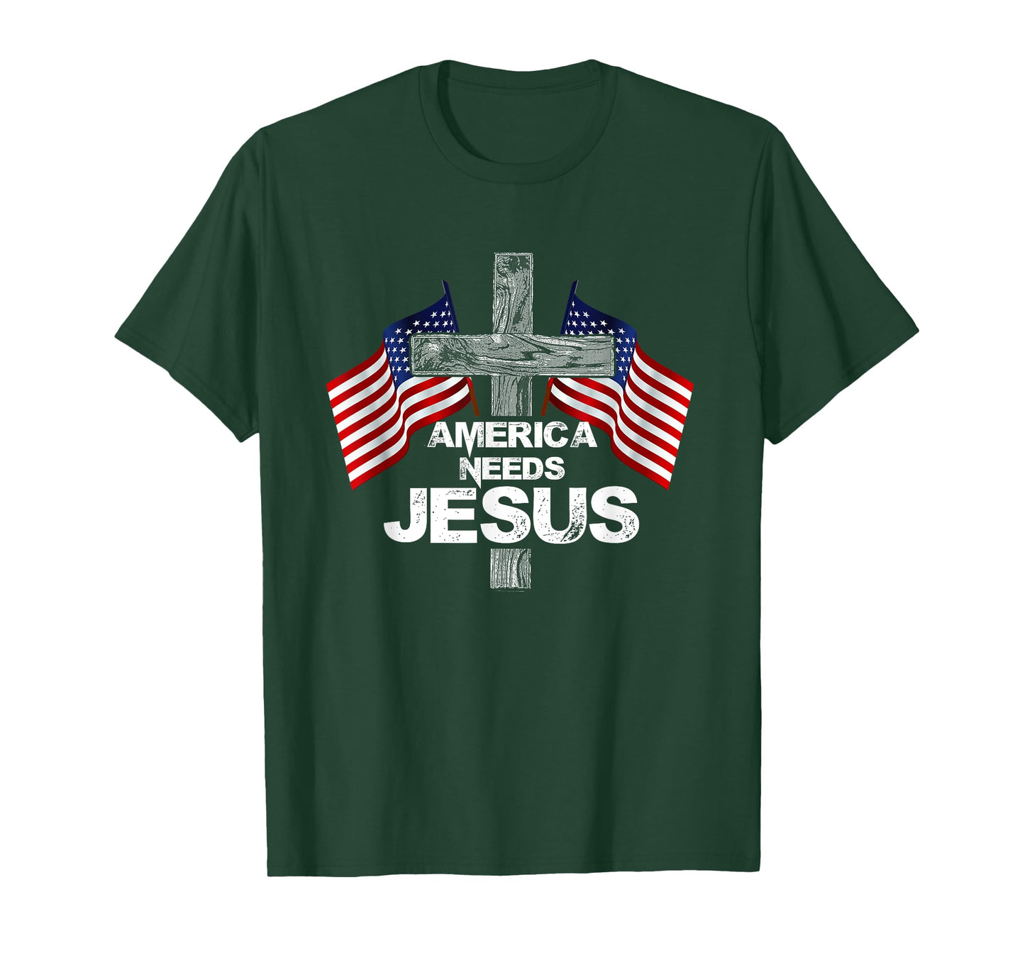 America Needs Jesus Gifts for Christmas T-Shirt