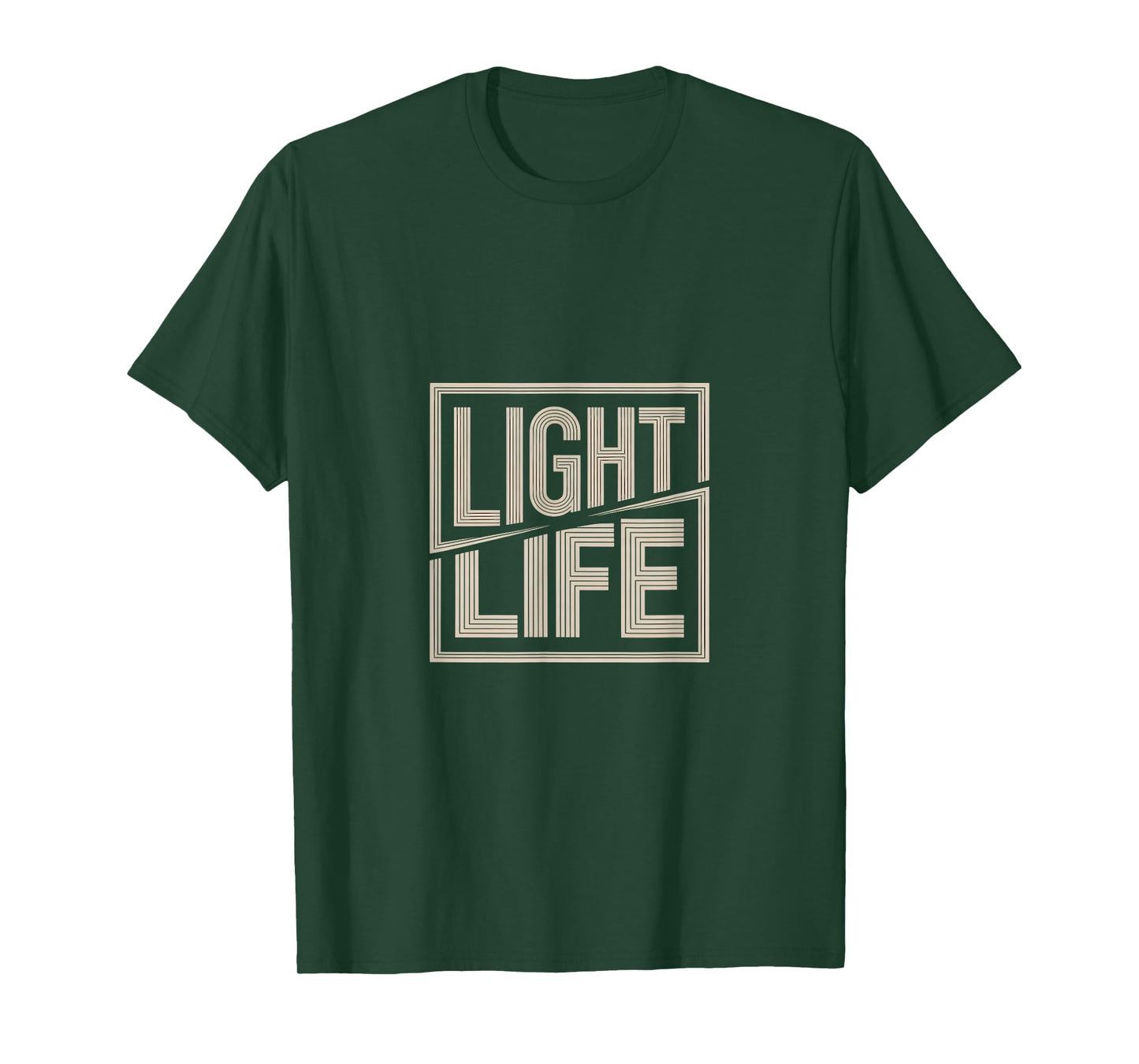 Christian Light Life Faith Message Gospel Verse T-Shirt