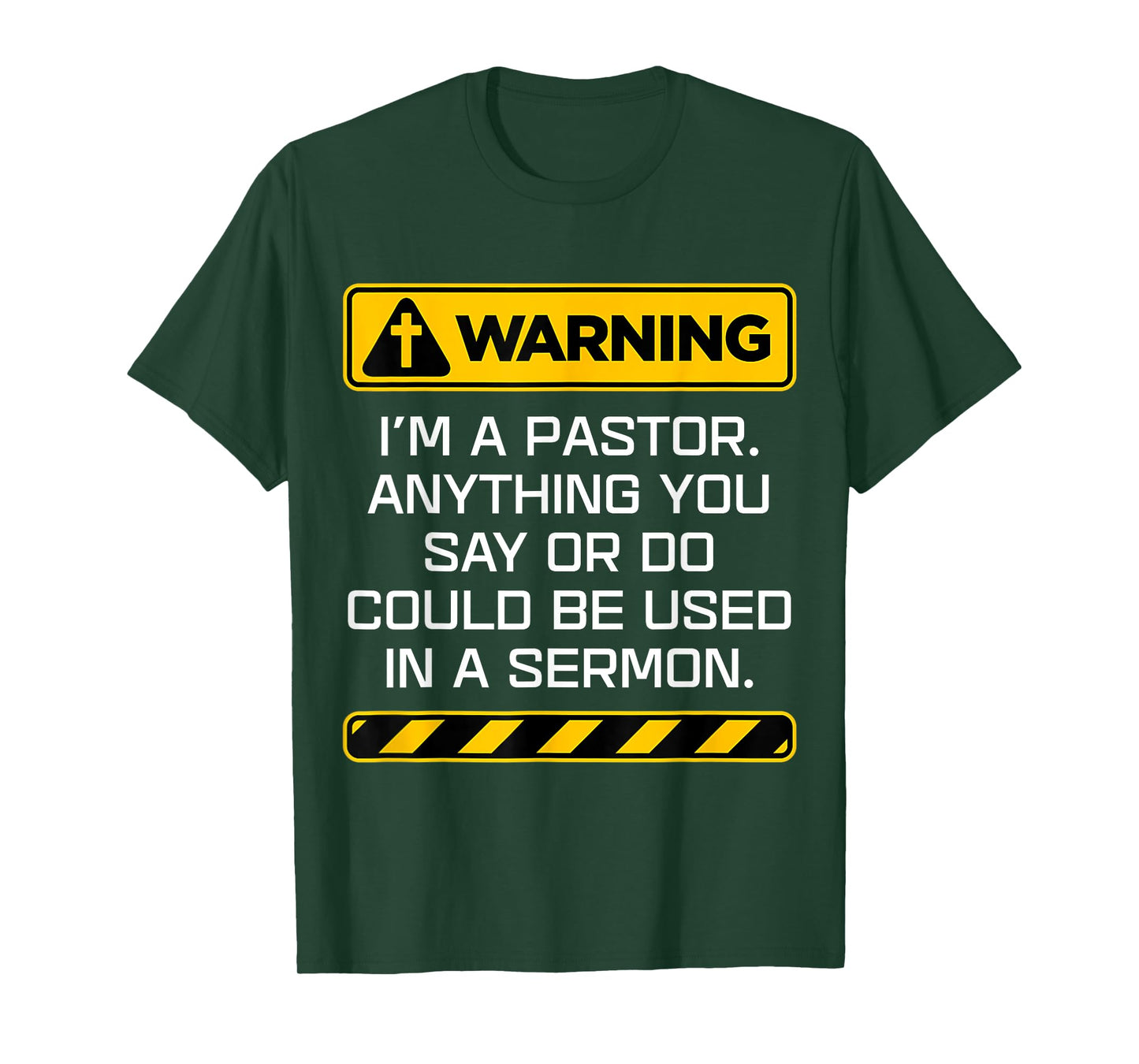 Gift Pastor Warning I Might Put You In A Sermon T-Shirt T-Shirt