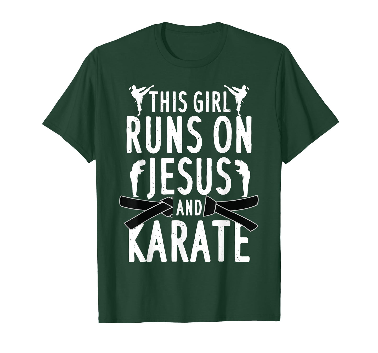 Funny Karate Design For Women Girls Karate Martial Art Lover T-Shirt