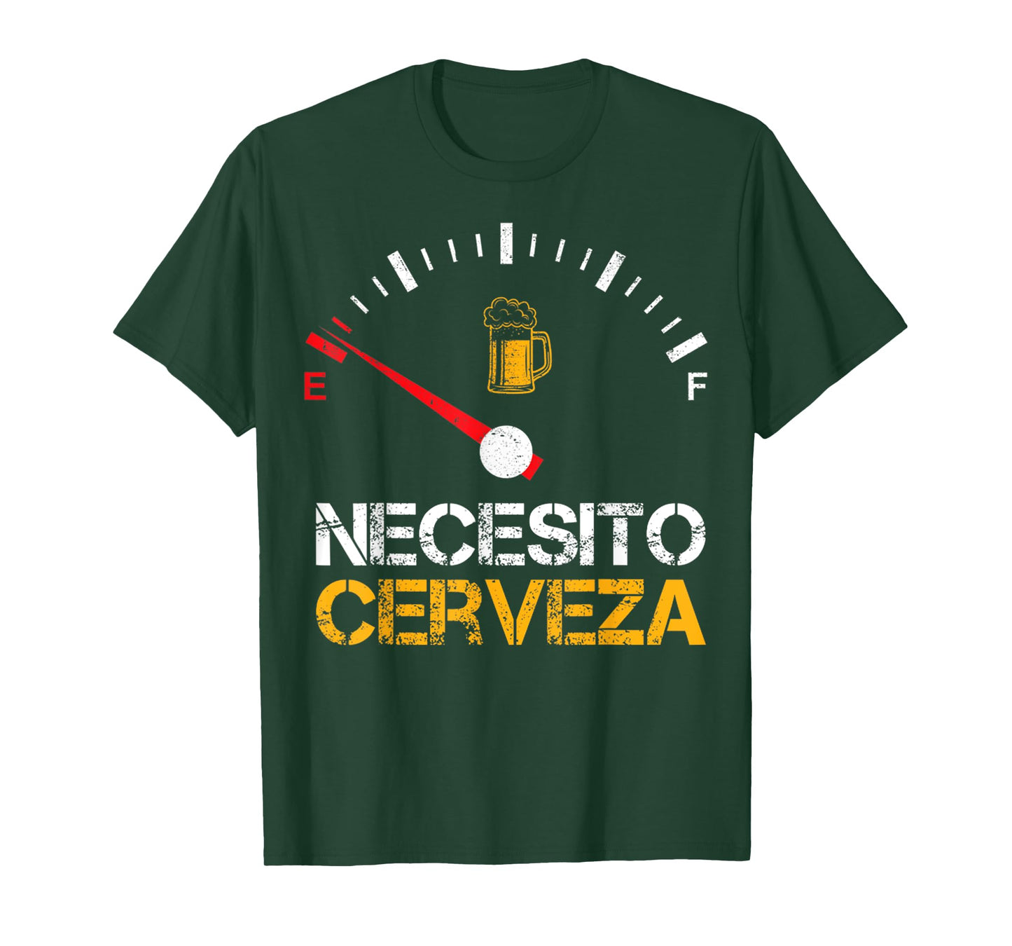 Necesito Cerveza Funny Quote Saying Spanish Beer Lover T-Shirt