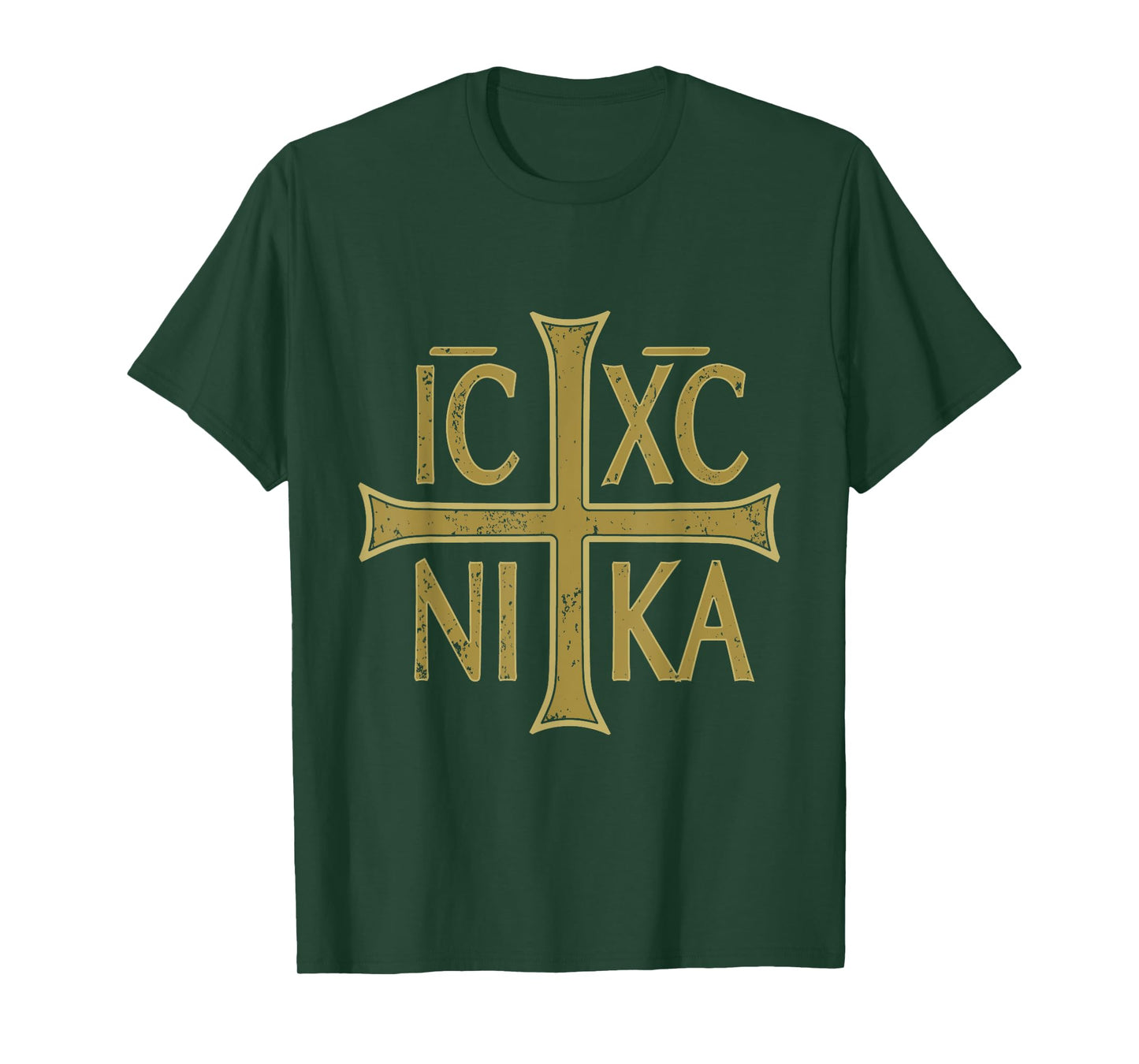 IC XC NIKA Cross Christogram Orthodox Eastern Christianity T-Shirt