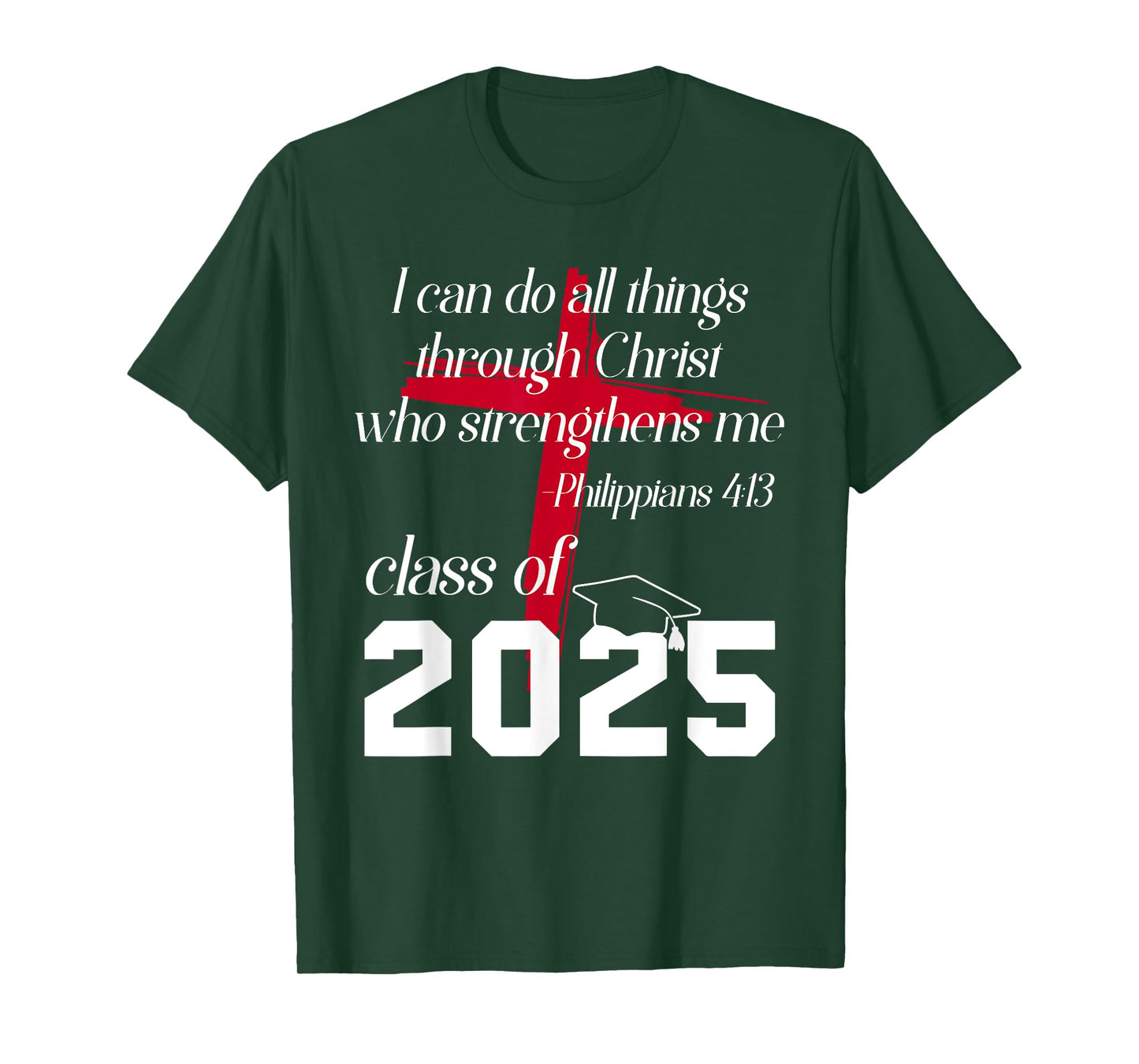 Class of 2024 Christian Graduation Senior Graduate T-Shirt