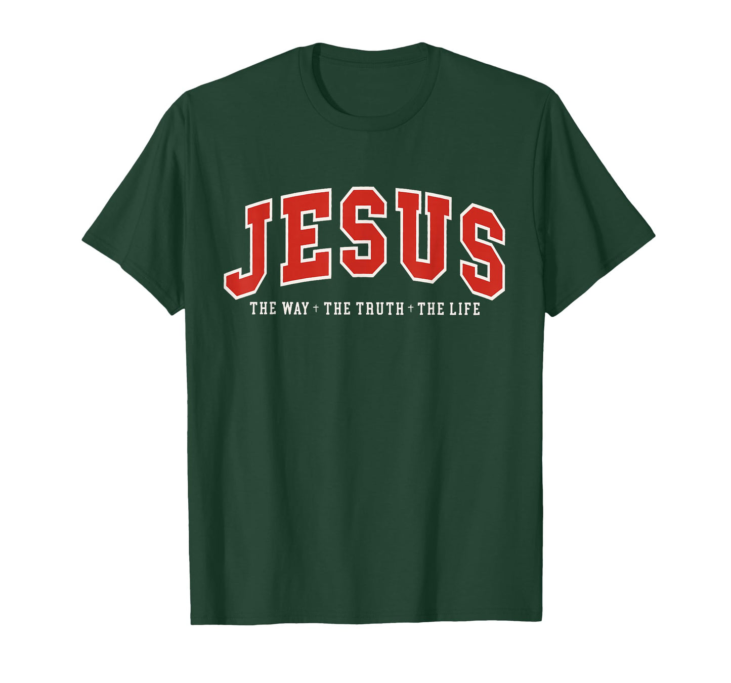 Retro Jesus The Way The Truth The Life Bible Verse T-Shirt