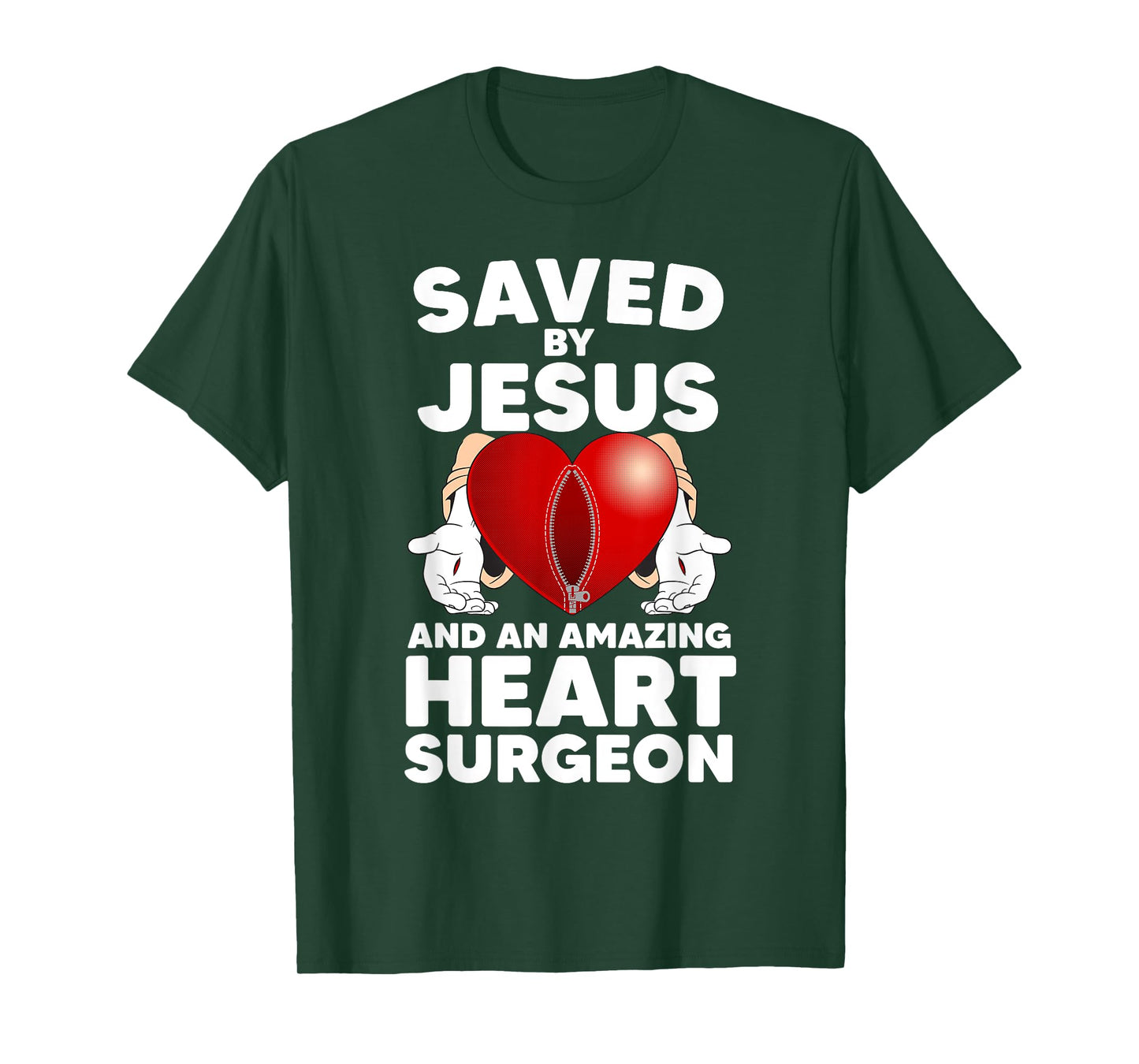 Funny Open Heart Surgery Design For Men Women Heart Patients T-Shirt