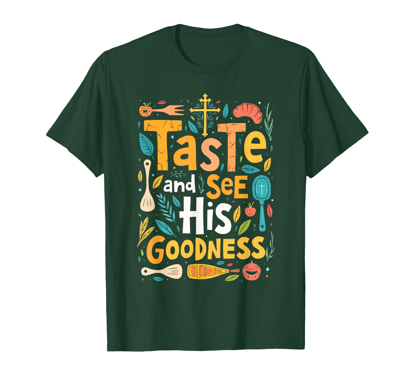 Bible Cooking Christian Believer Religious Jesus Christ T-Shirt