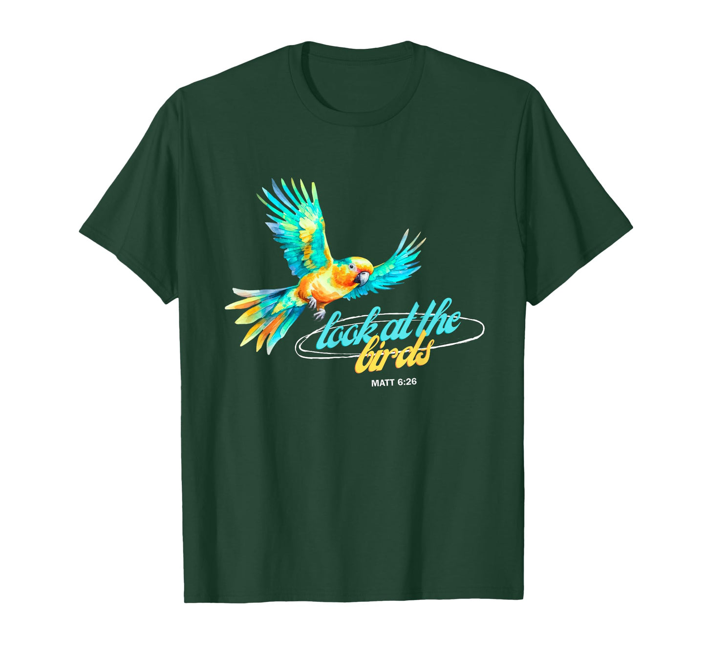 Look at The Birds - Subtle Minimalistic Christian Tee T-Shirt