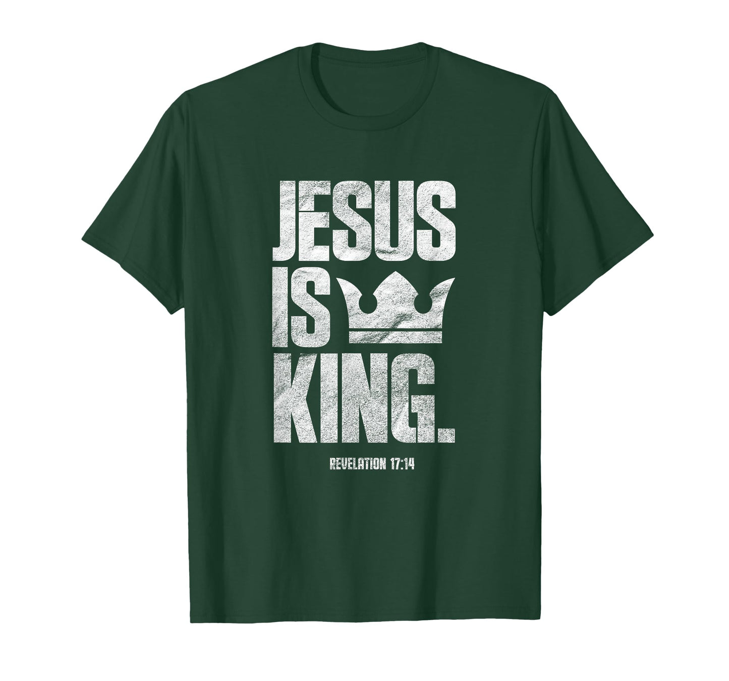 Jesus Is King Christian Bible Scripture Quote T-Shirt