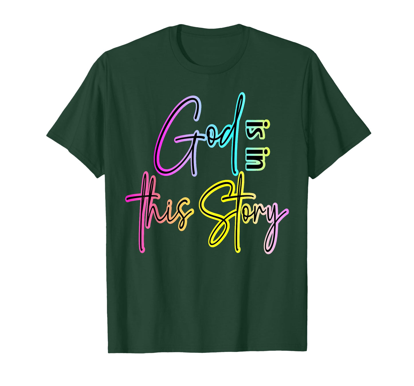 God is in This Story Worship Leader Gifts and Faith T-Shirt