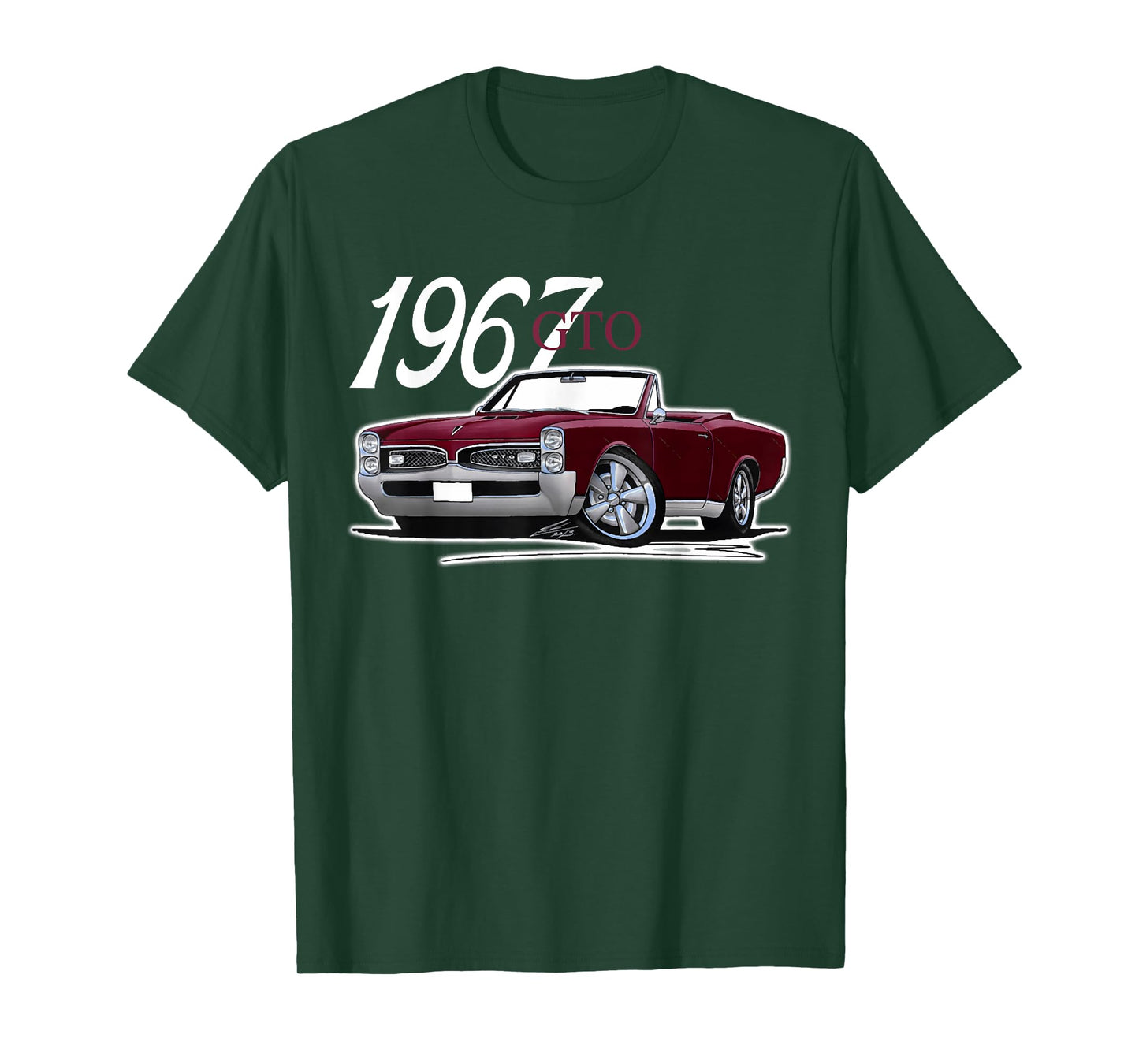 1967 67 GTO Classic Car Old School Muscle Car T-Shirt