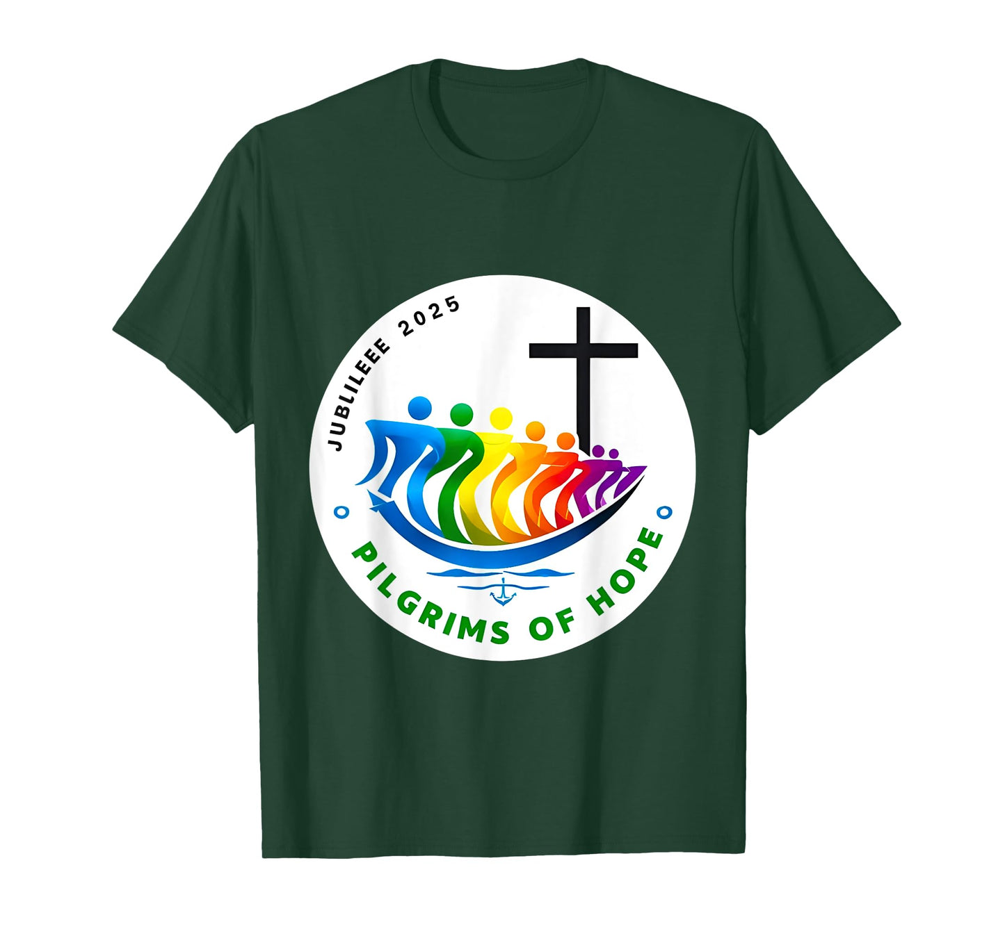Jubilee 2025 Pilgrims of Hope for Faith Journey T-Shirt