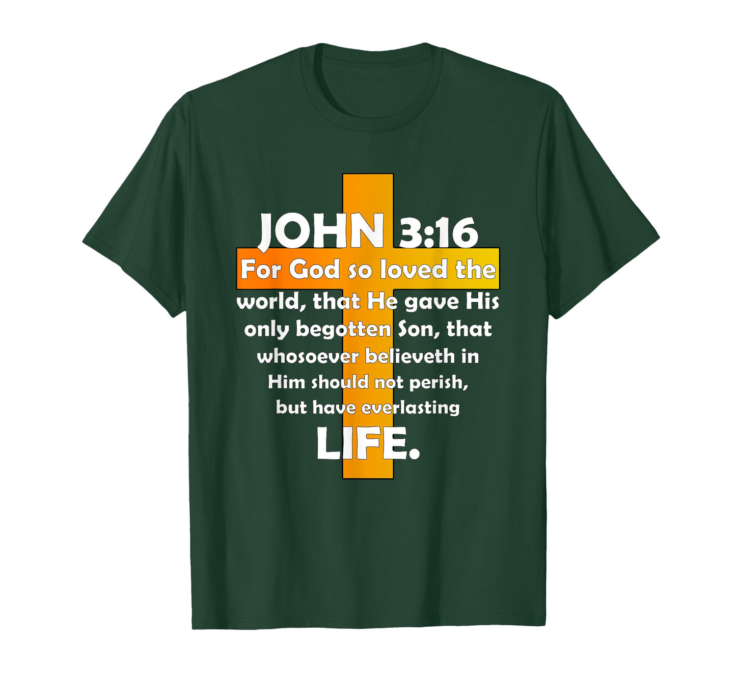 John 3:16 KJV Bible Christian T-Shirt 03 T-Shirt