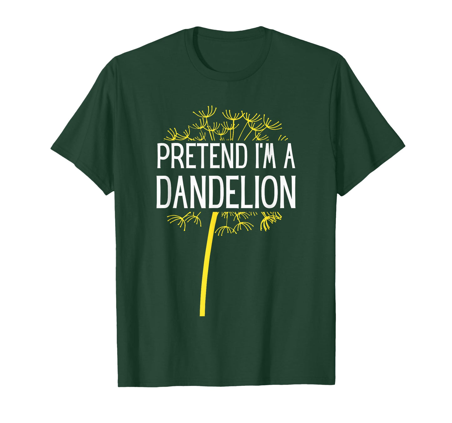 Pretend I'm A Dandelion Easy Halloween Costume T-Shirt