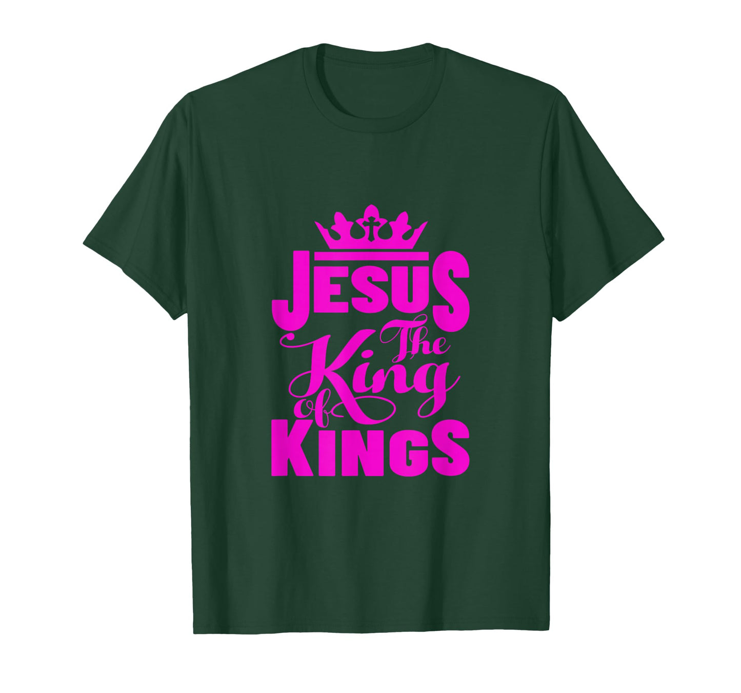 Jesus is My King – Bold Faith and Strength Design T-Shirt