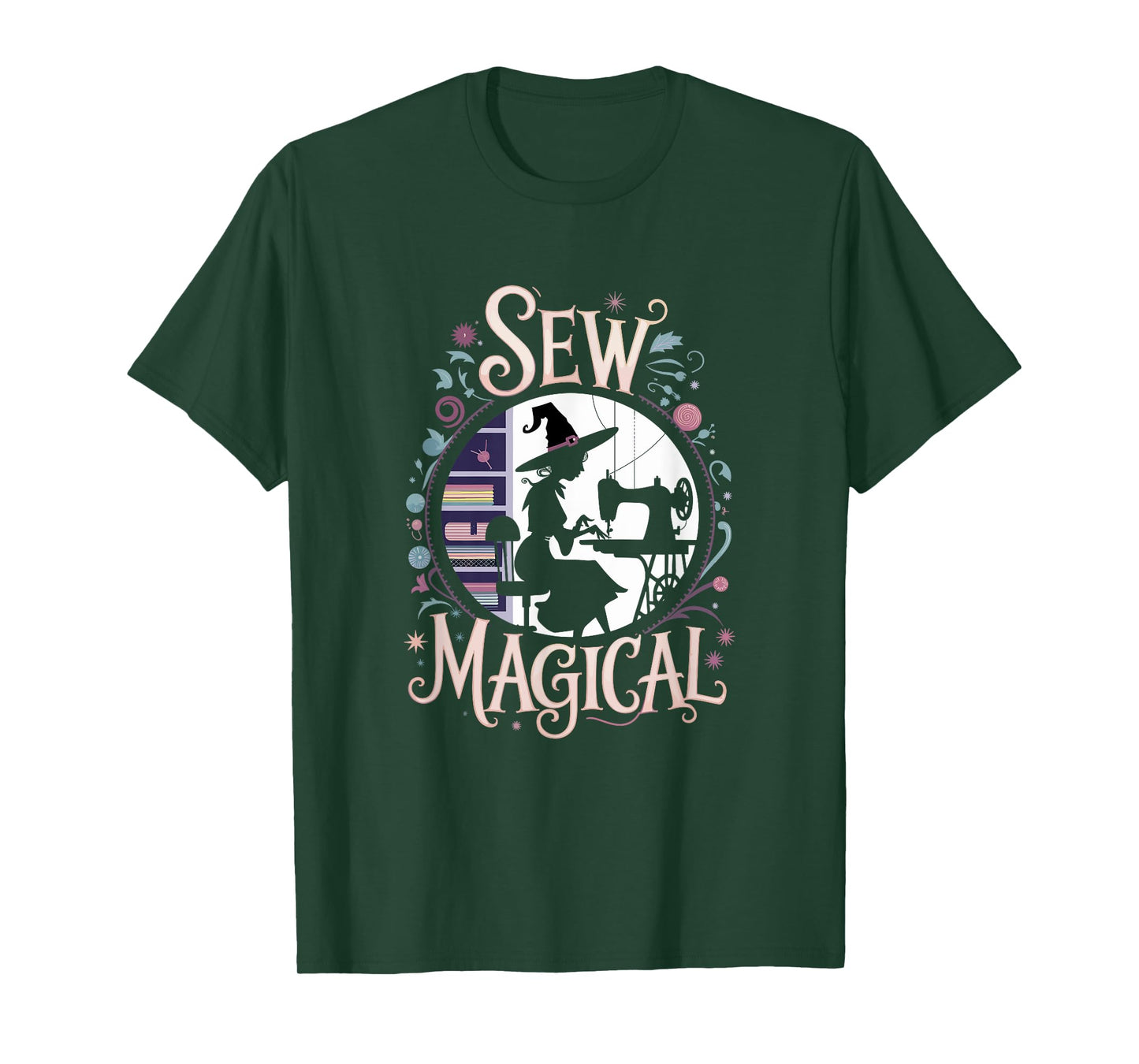 Sew Magical Funny Halloween Sewing T-Shirt