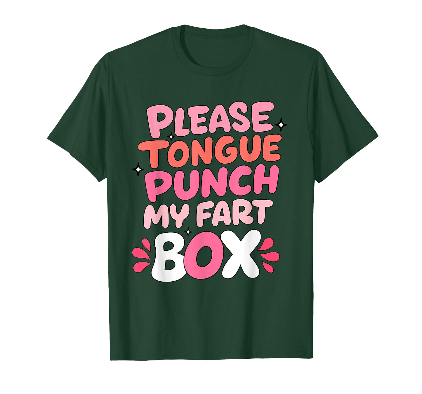 Inappropriate Please Tongue Punch Funny Cringe Men Women T-Shirt