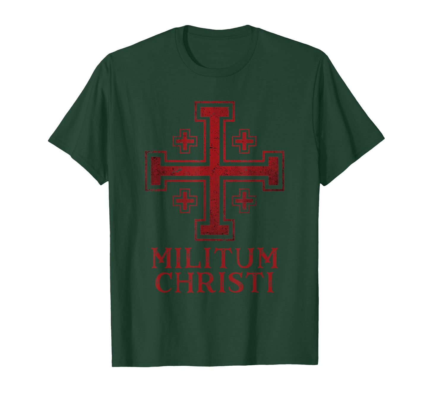 Catholic Knight Templar Crusader Cross T-Shirt