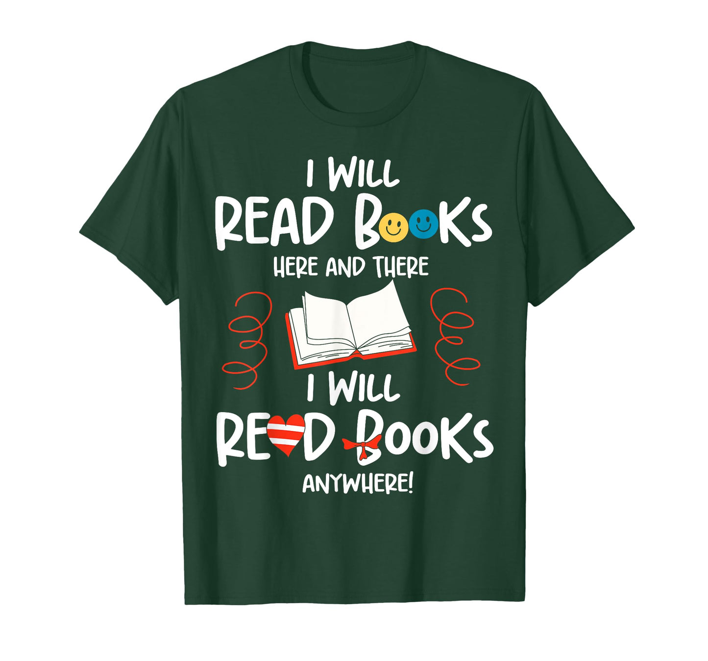 I Will Read Books Bookworm Book Lover Teacher Book Readers T-Shirt