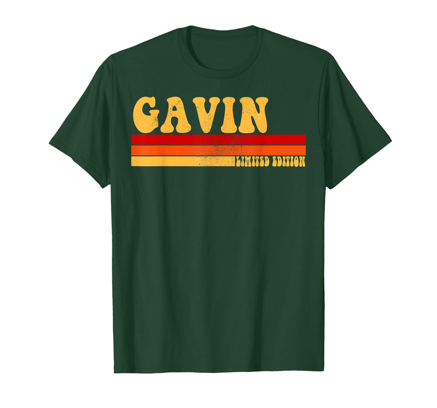 GAVIN Name Personalized Idea Men Retro Vintage GAVIN T-Shirt