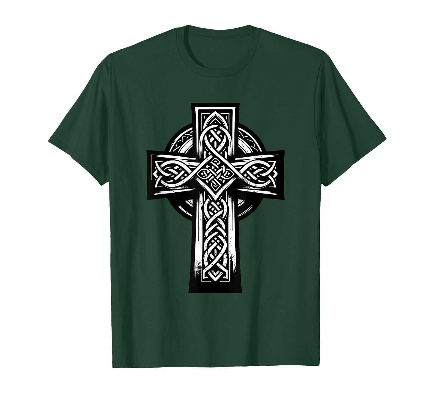 Irish Cross St Patrick's Day Celtic Knots Christian T-Shirt