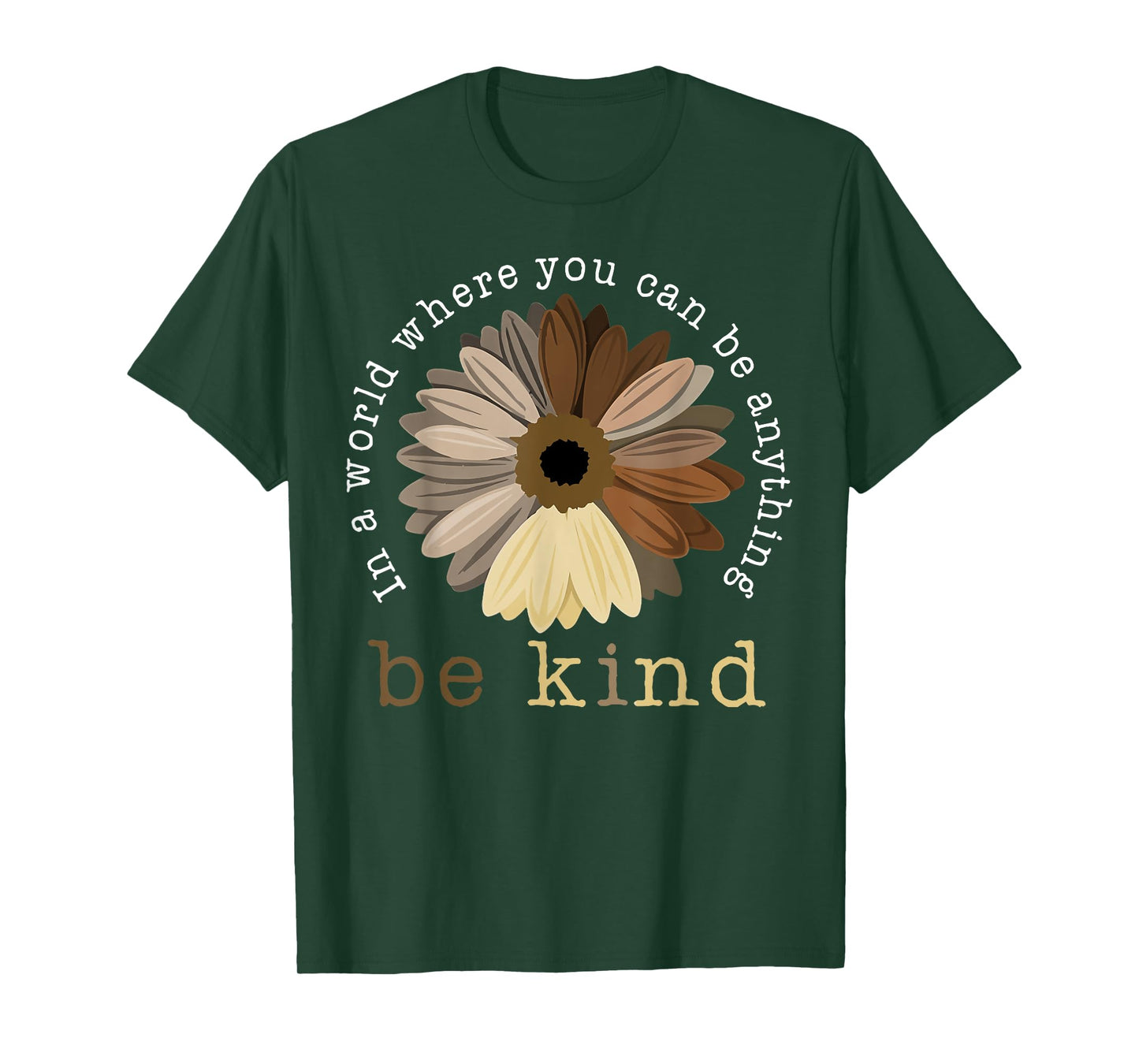 In A World Where You Can Be Any Thing Be Kind Kindness Day T-Shirt