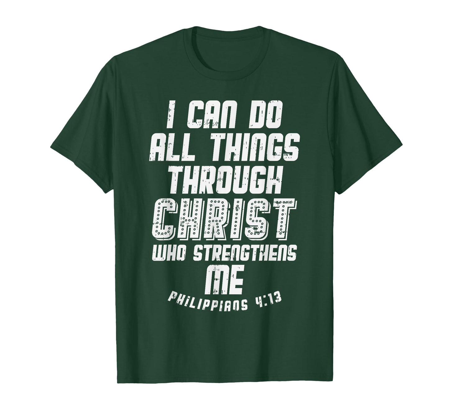 I Can Do Things Through Christ Philippians Jesus Gift T-Shirt