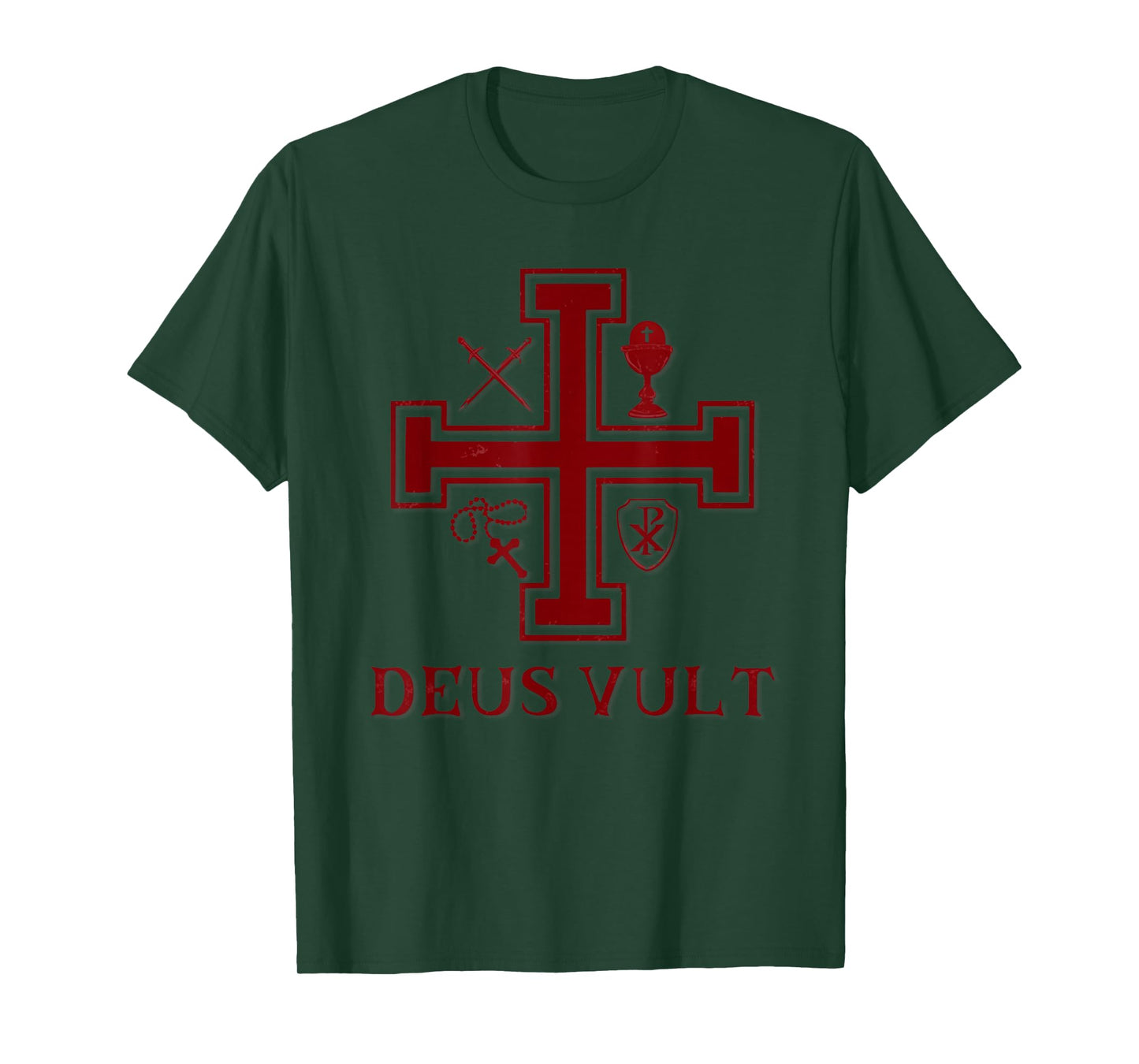 Catholic Knight Templar Crusader Cross T-Shirt