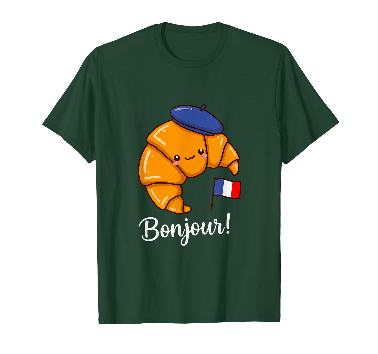 Funny Croissant French Saying Quote France Baking Breakfast T-Shirt