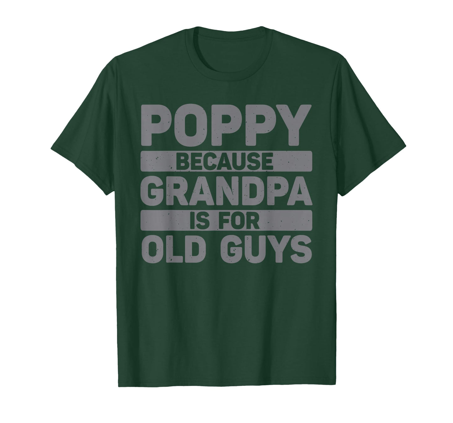 Poppy Design For Grandpa From Grandkids Father's Day Poppy T-Shirt