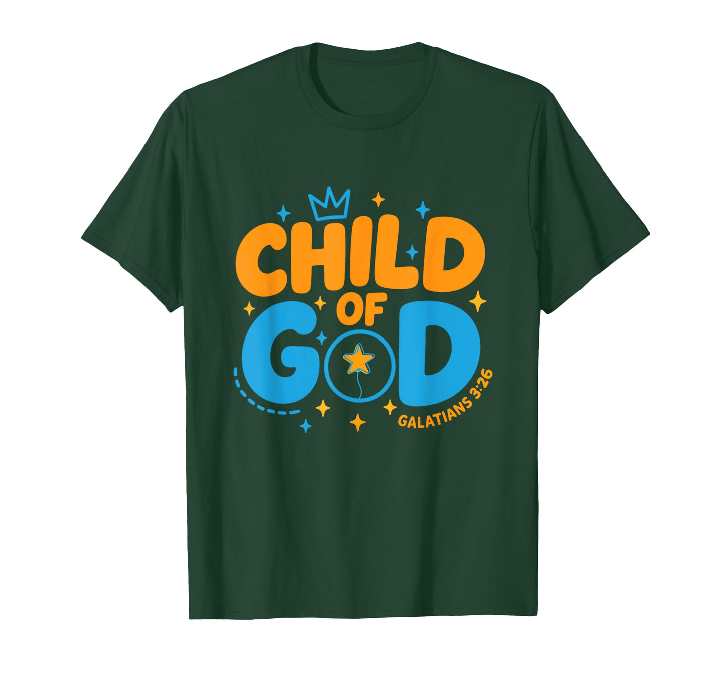 God's Child Inspirational Faith Verse Galatians 3:26 Kid Tee T-Shirt