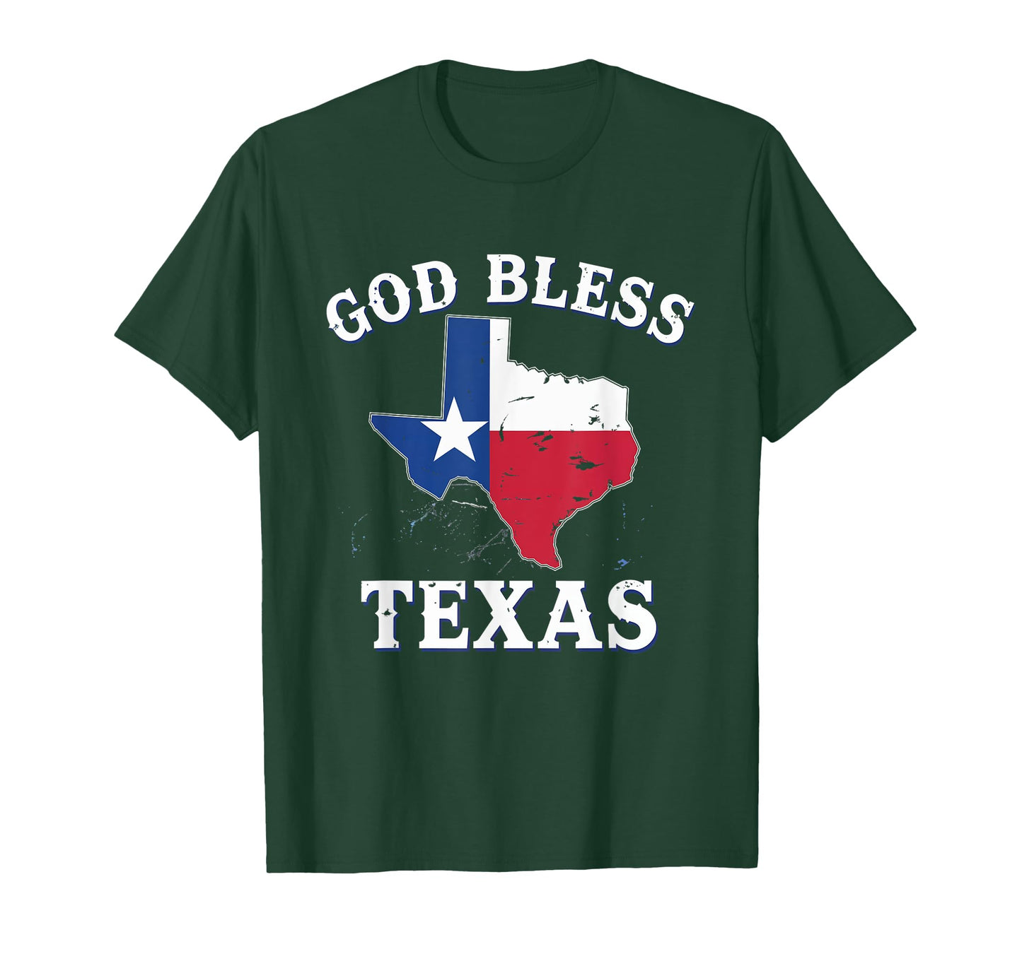 God Bless Texas Lone Star State Patriotic Texas T-Shirt