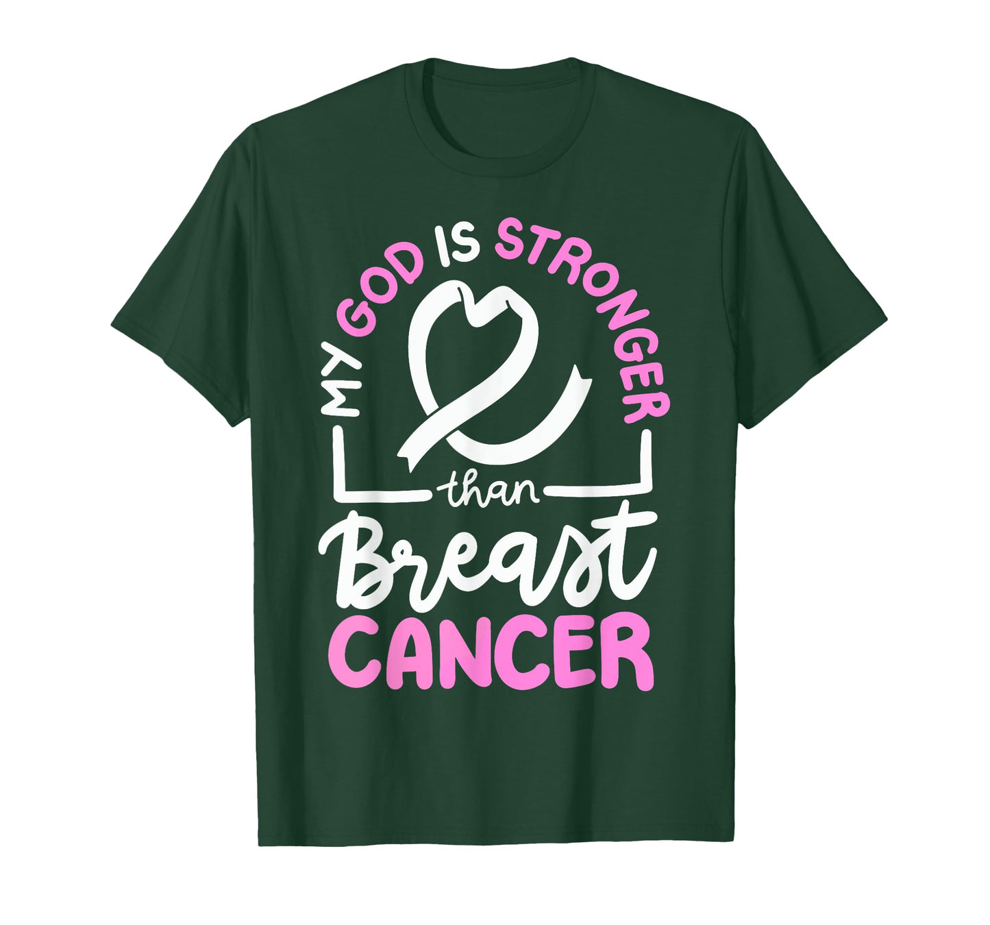 My God Is Stronger Than Breast Cancer T-Shirt