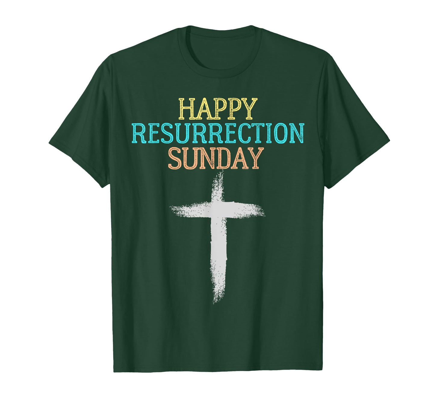 Happy Resurrection Sunday - Easter Jesus Christian Church T-Shirt