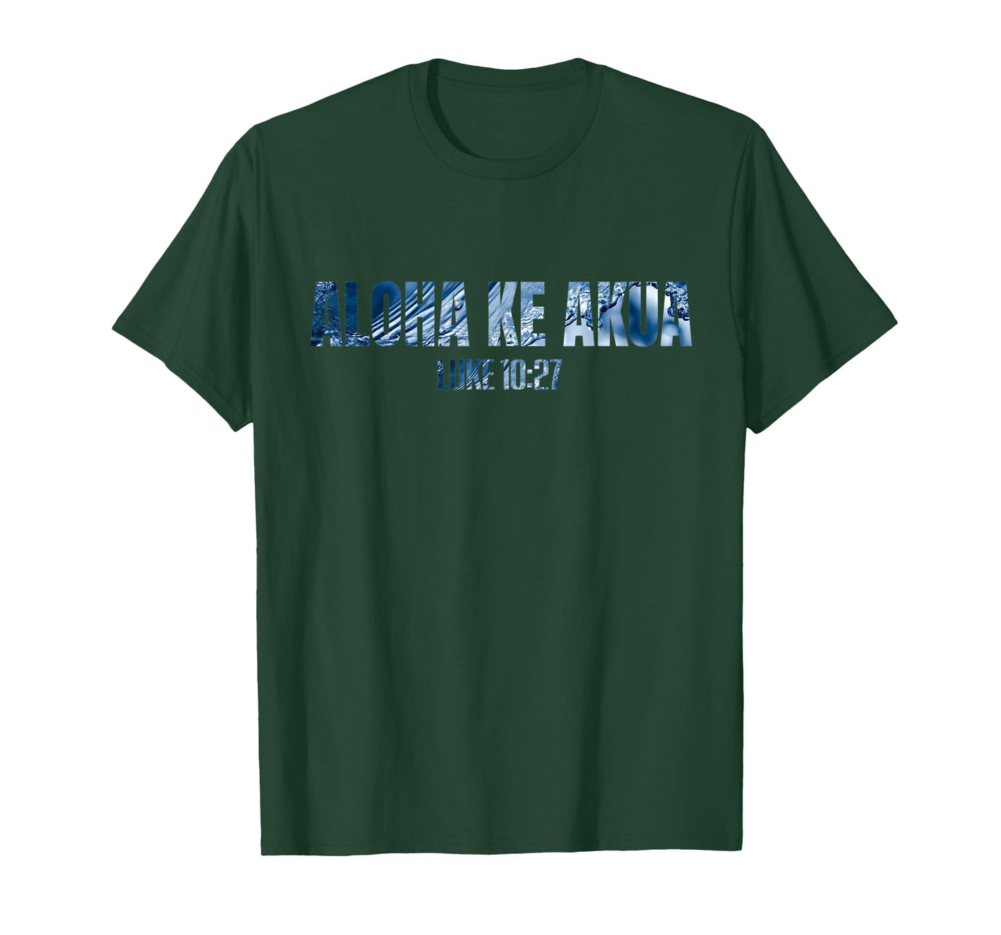 Inspiration Studios Christian Hawaiian Tees for Boys Men Women Aloha Ke Akua T-Shirt