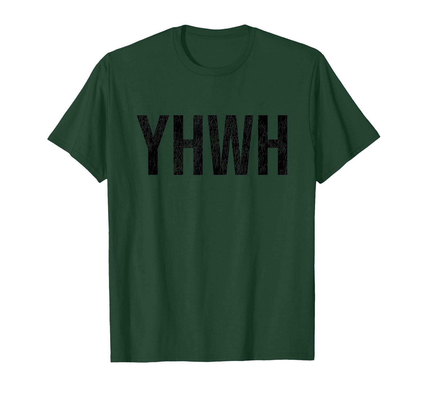 YHWH in Hebrew Meaning God Yahweh Tetragrammaton Faith Based T-Shirt