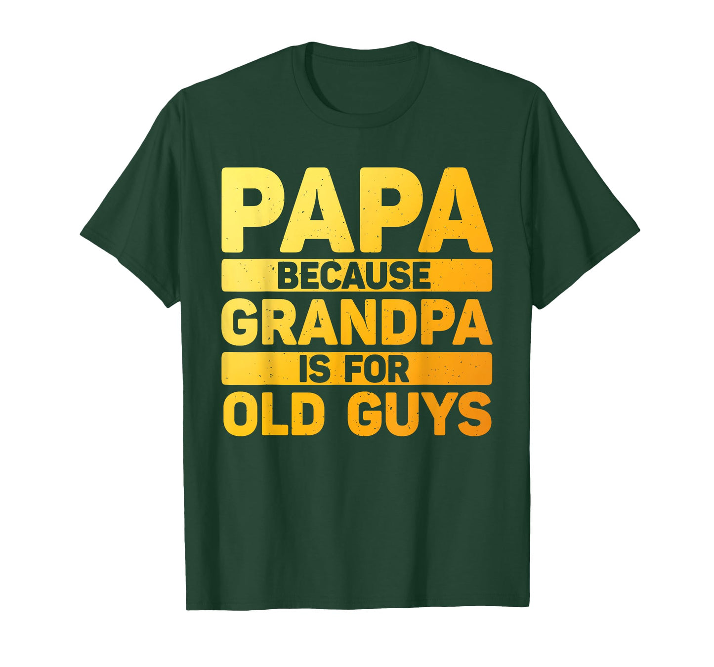 Papa Art For Grandpa Men From Grandkids Father's Day Papa T-Shirt