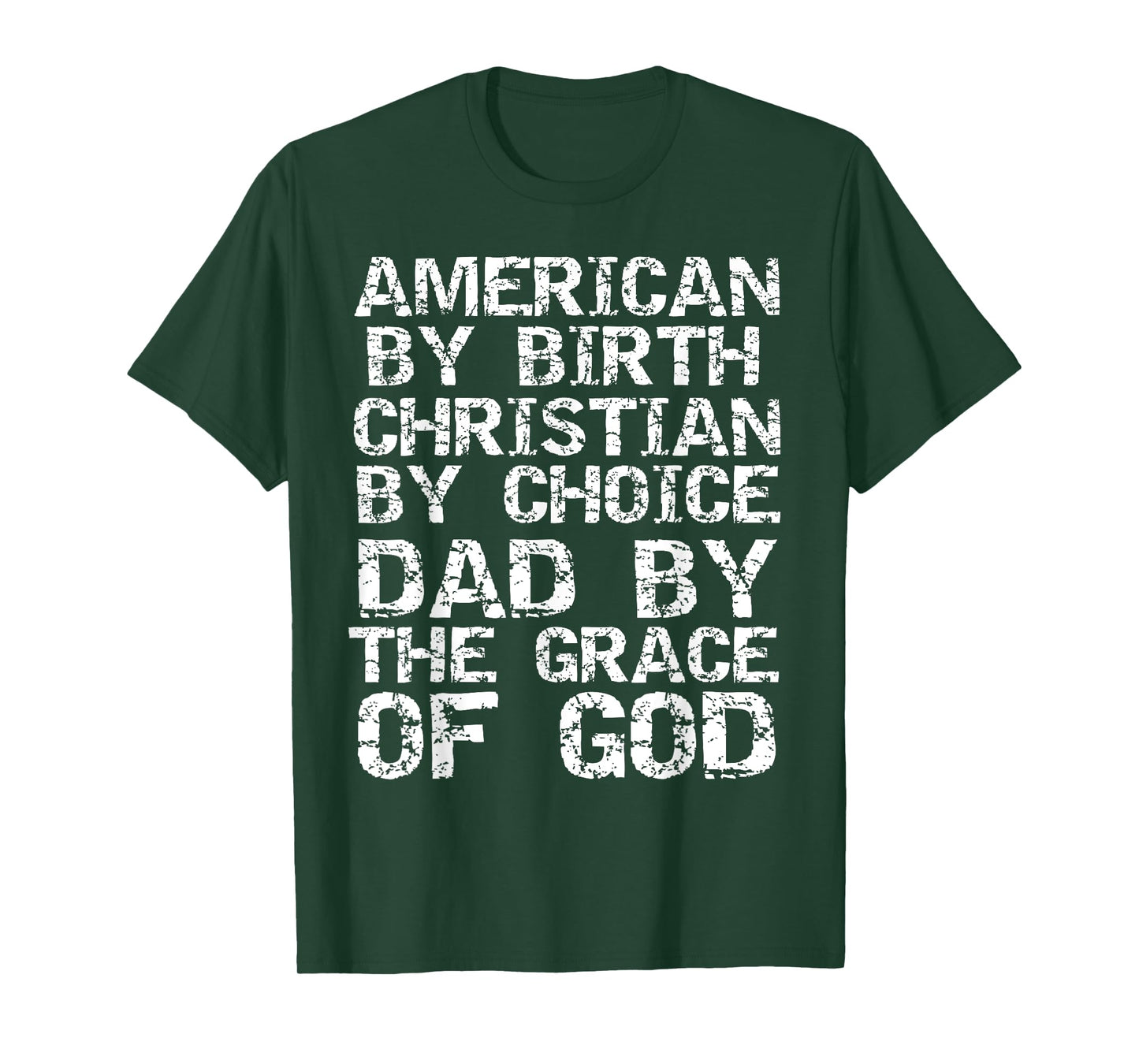 Christian Father's Day Gift for Men from Son Dad Faith Quote T-Shirt