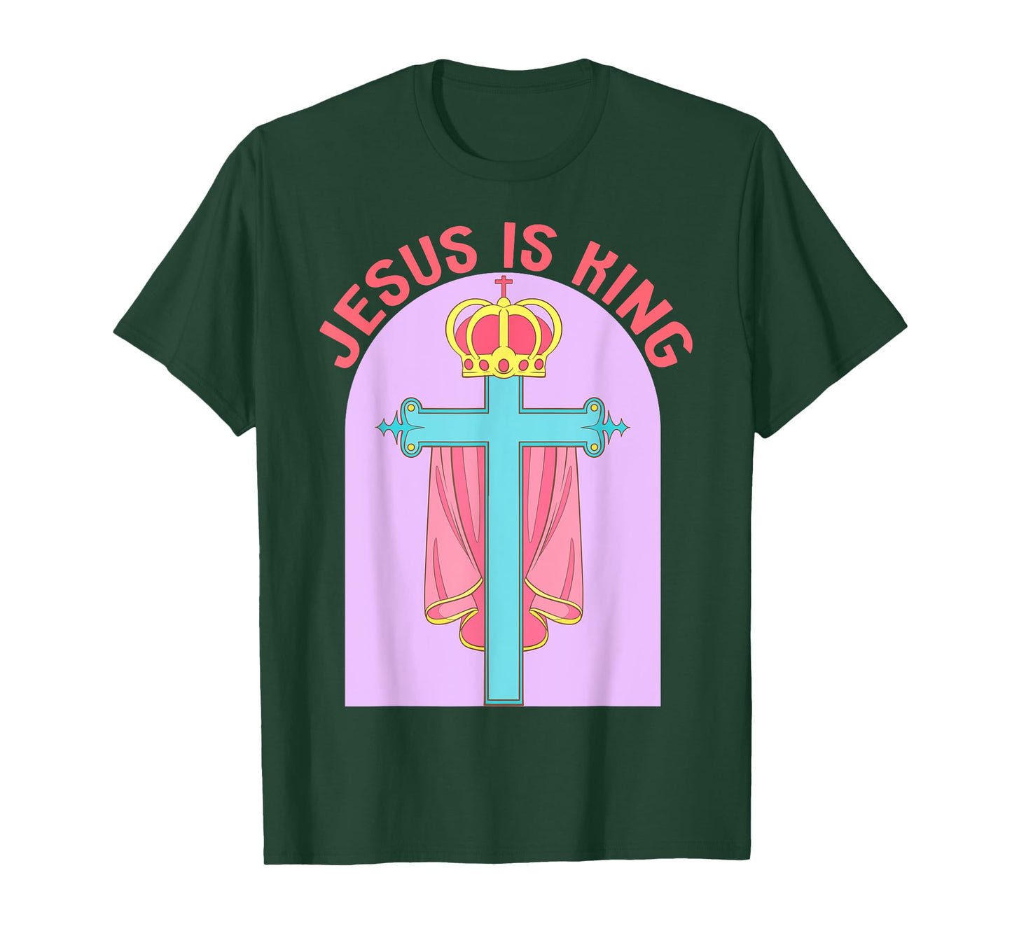 Jesus is King - Christian Bible Verse Faith T-Shirt