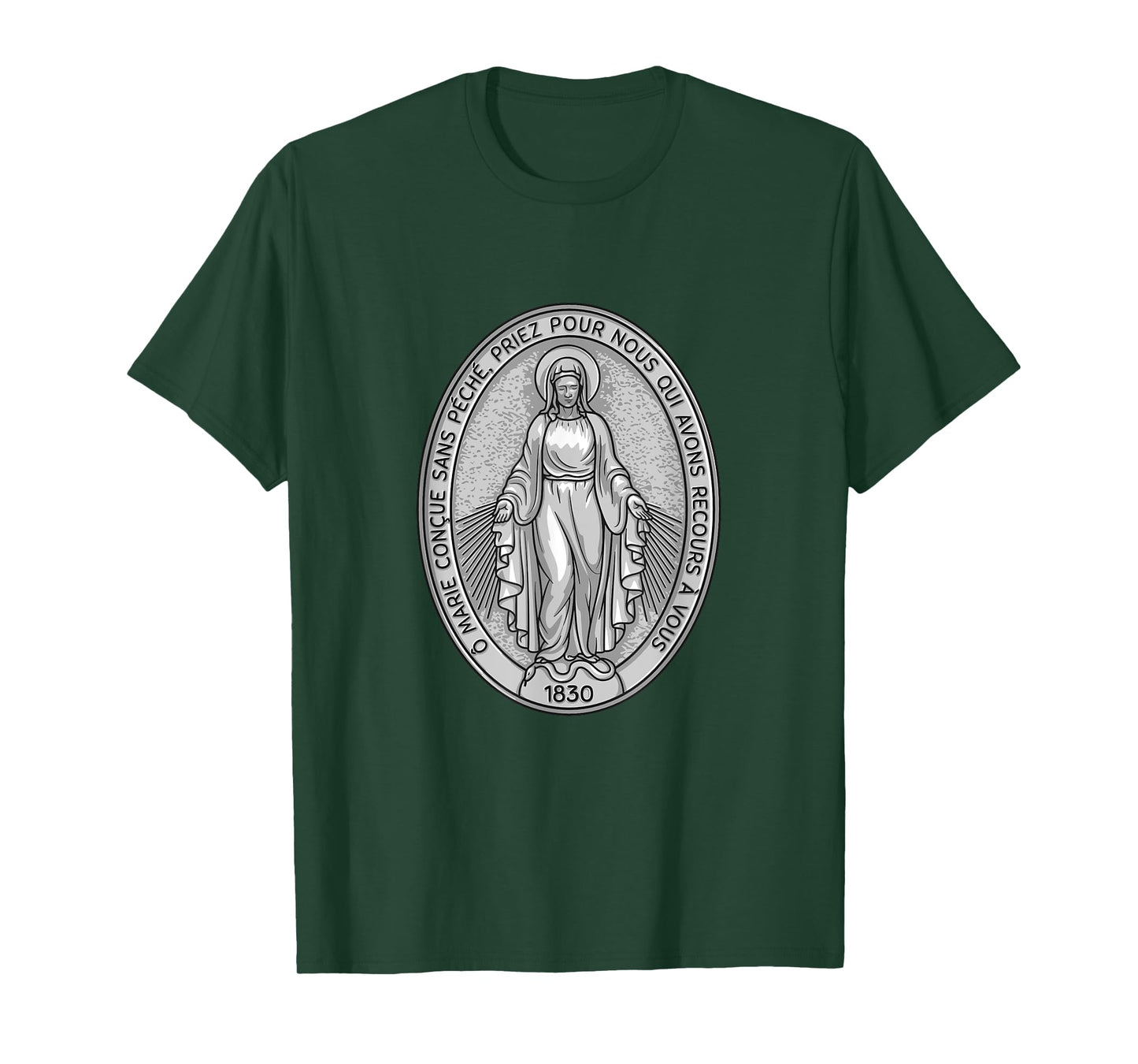 Miraculous Medal Marian Our Lady Catholic T-Shirt