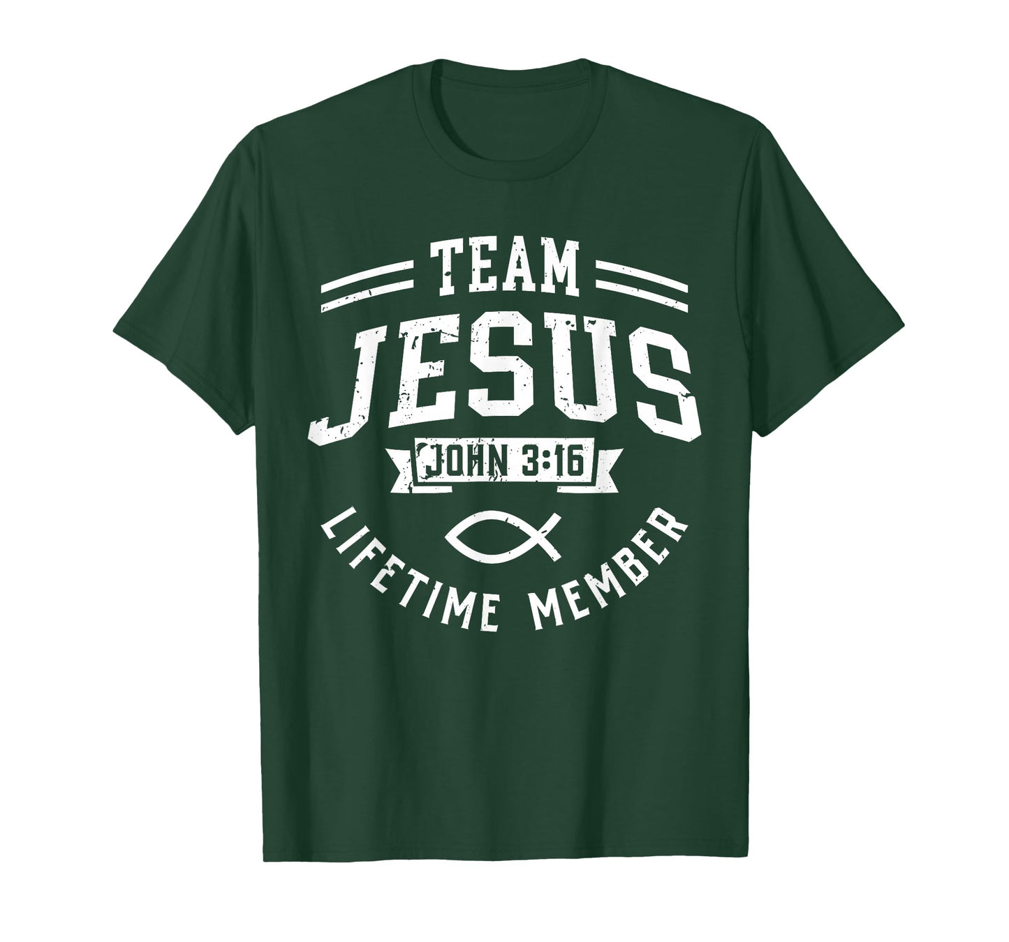 Team Jesus John 3 16 Lifetime Member God Christian Gift T-Shirt