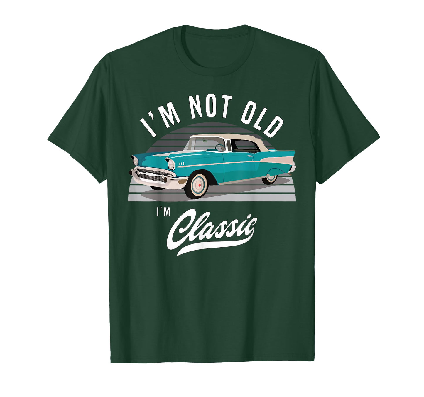 1957 57 chevys truck vintage bel air cars blue T-Shirt