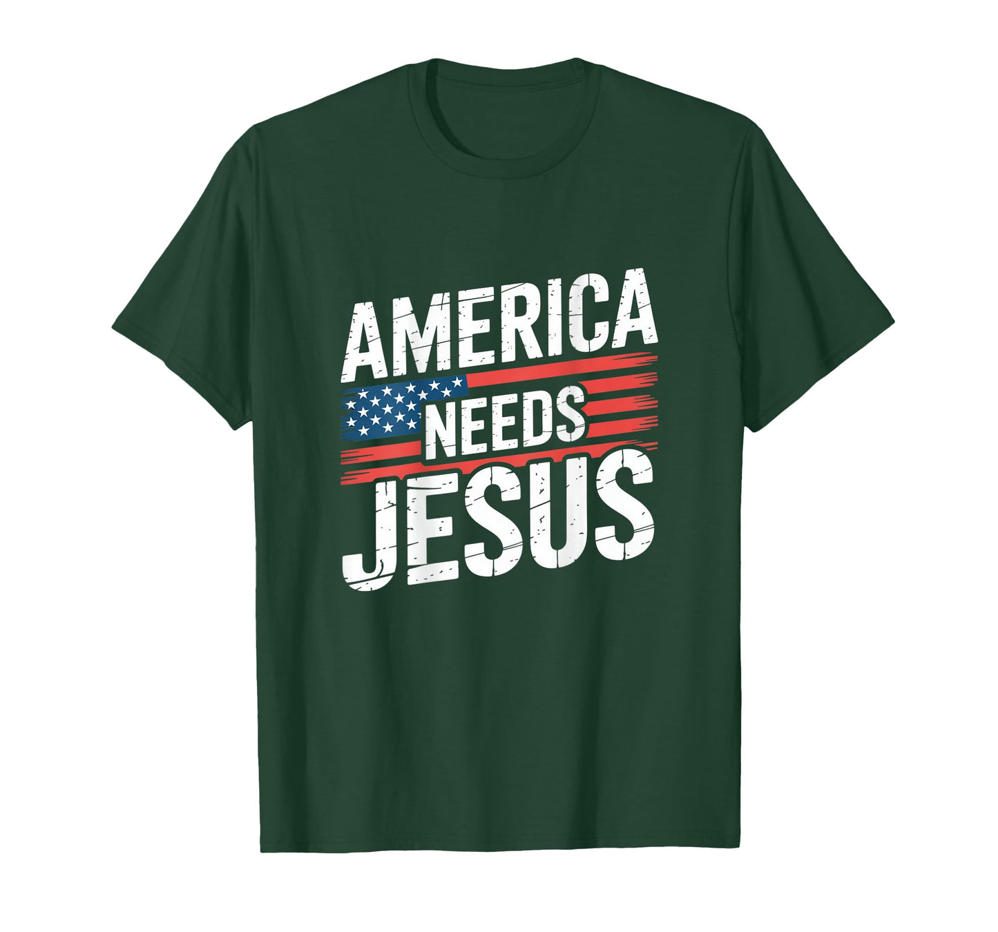 America Needs Jesus Lightblessed - Perfect Christian Gifts T-Shirt