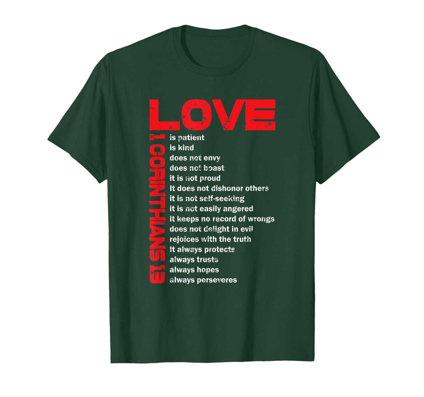 Love Is Patient 1 Corinthians 13 Gift for Christian T-Shirt