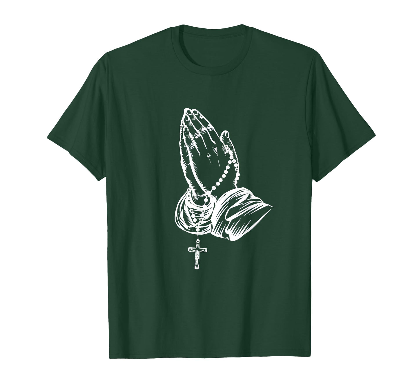 PRAYING HANDS | Rosary T-Shirt